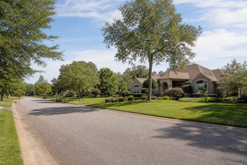 Lithia neighborhood with well-kept homes and quiet residential streets