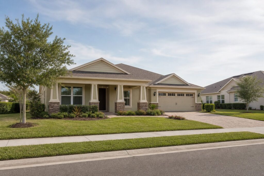 Plant City neighborhood with well-kept homes and quiet residential streets, an established residential neighborhood
