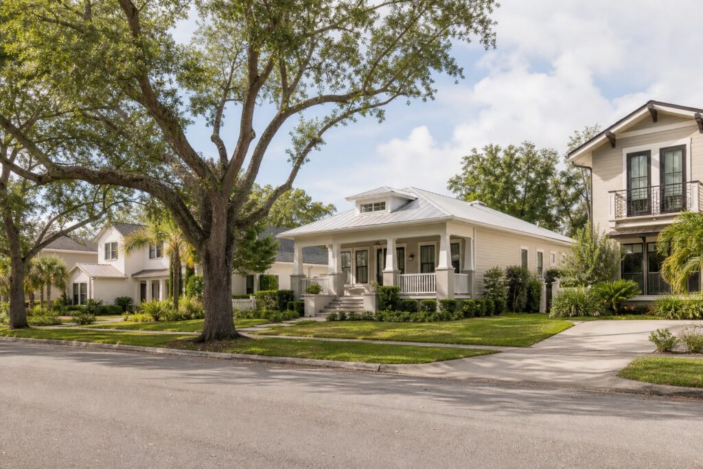 Tampa neighborhood with well-kept homes and quiet residential streets, an established residential neighborhood
